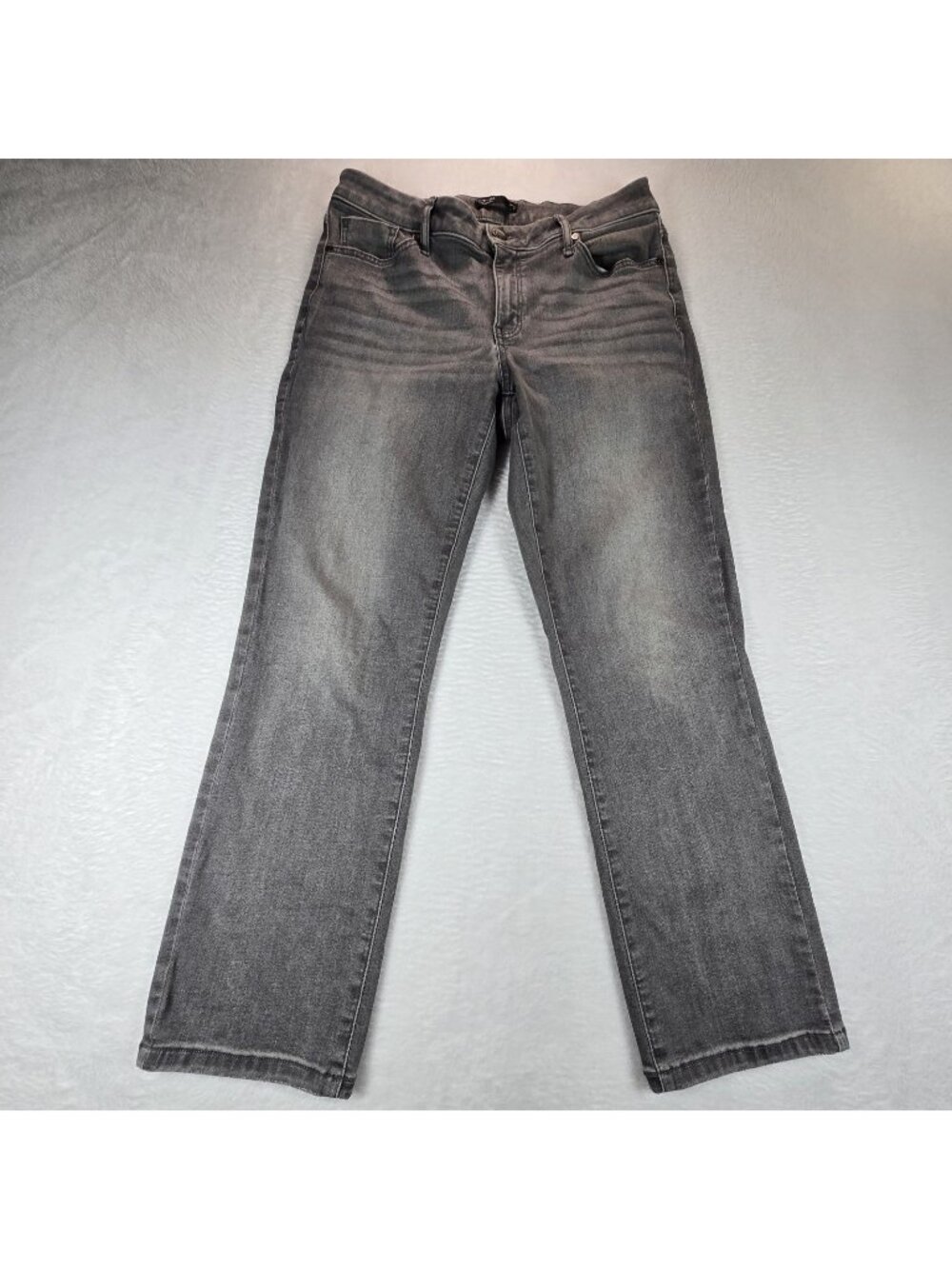 Simply Vera Vera Wang Women Size 10 Medium Wash Crop Capri Jeans Denim Gray
